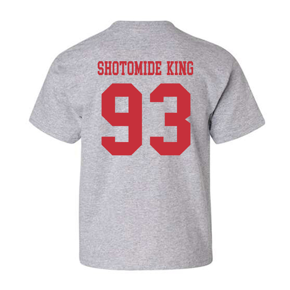 SDSU - NCAA Football : Ayo Shotomide-King - Classic Shersey Youth T-Shirt-1