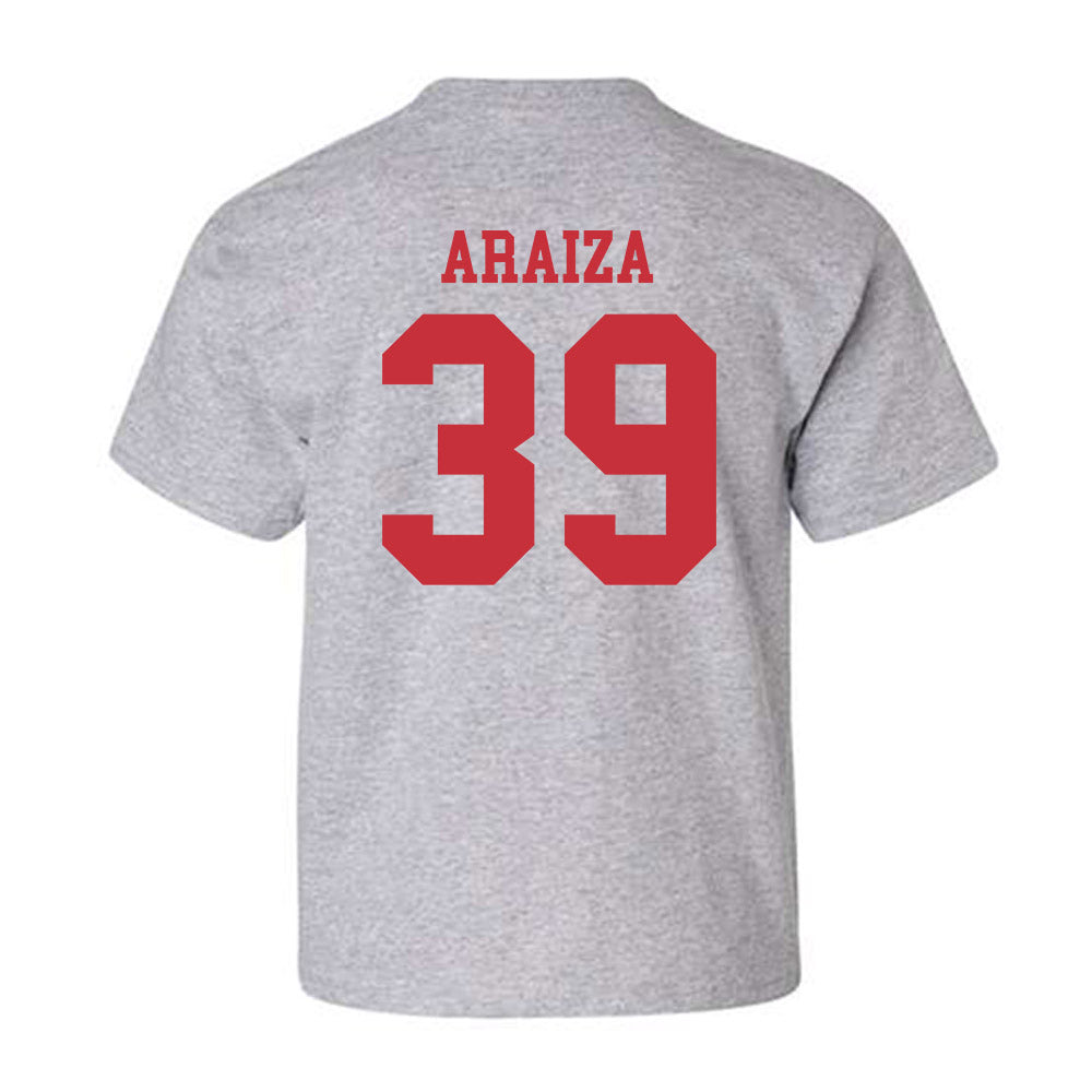 SDSU - NCAA Baseball : Issac Araiza - Classic Shersey Youth T-Shirt-1