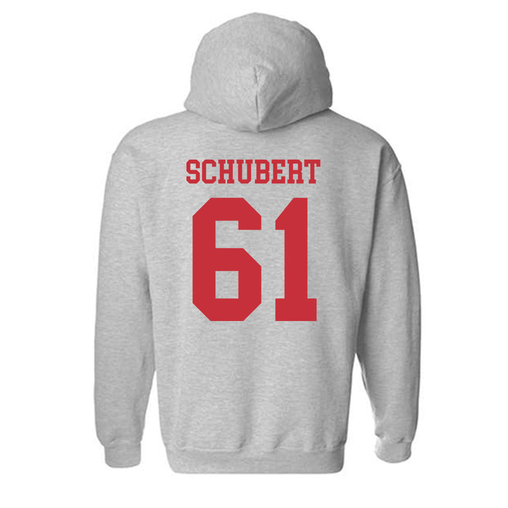 SDSU - NCAA Football : Chase Schubert - Classic Shersey Hooded Sweatshirt-1