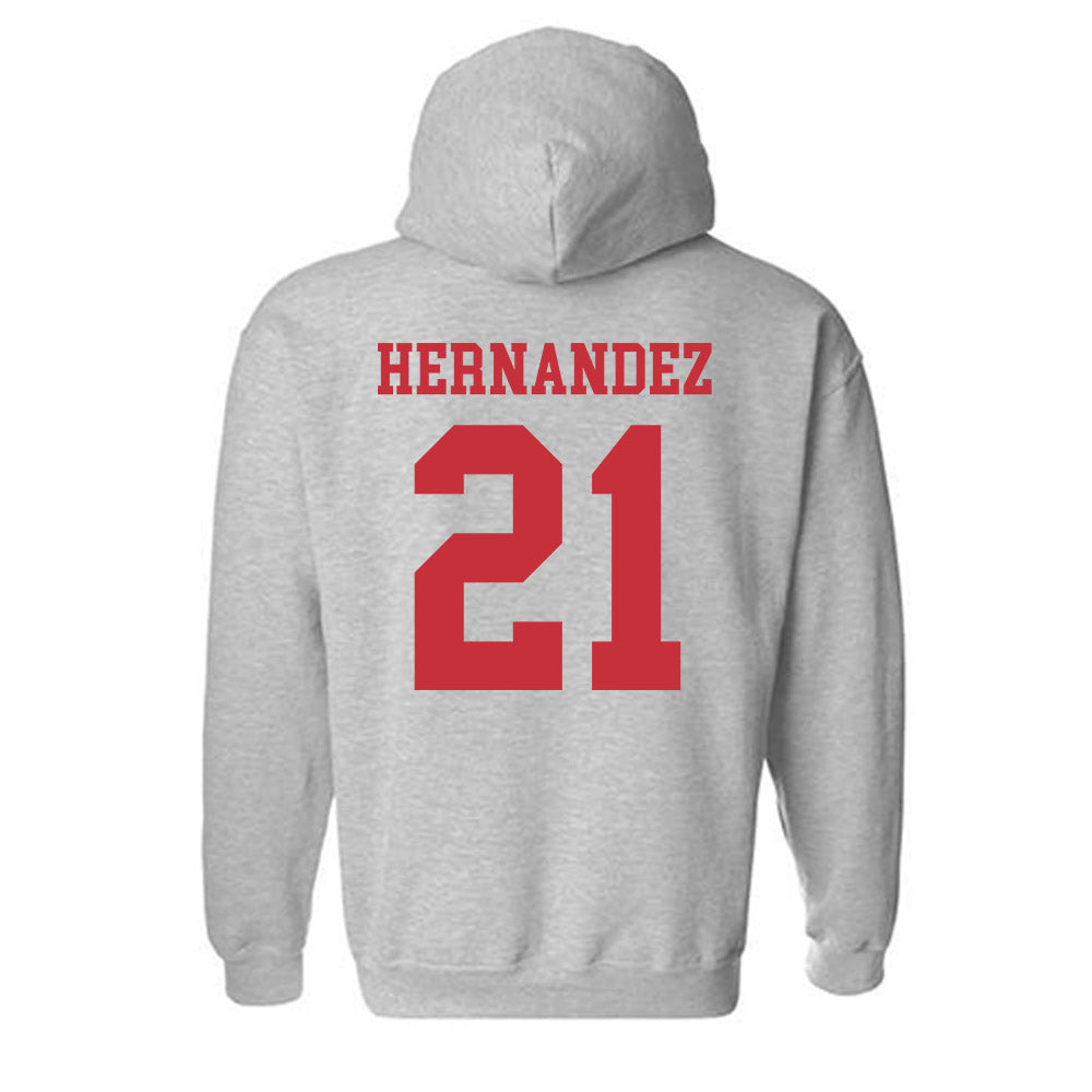 SDSU - NCAA Softball : Jayleen Hernandez - Classic Shersey Hooded Sweatshirt-1