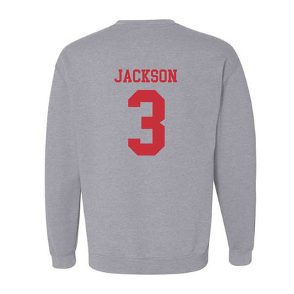 SDSU - NCAA Baseball : Jake Jackson - Classic Shersey Crewneck Sweatshirt-1