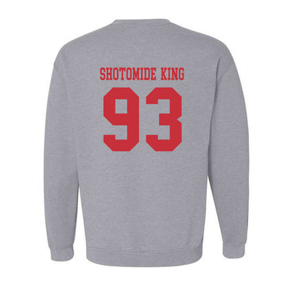 SDSU - NCAA Football : Ayo Shotomide-King - Classic Shersey Crewneck Sweatshirt-1