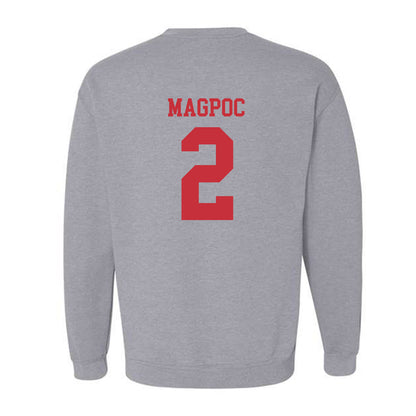 SDSU - NCAA Baseball : Adam Magpoc - Classic Shersey Crewneck Sweatshirt-1