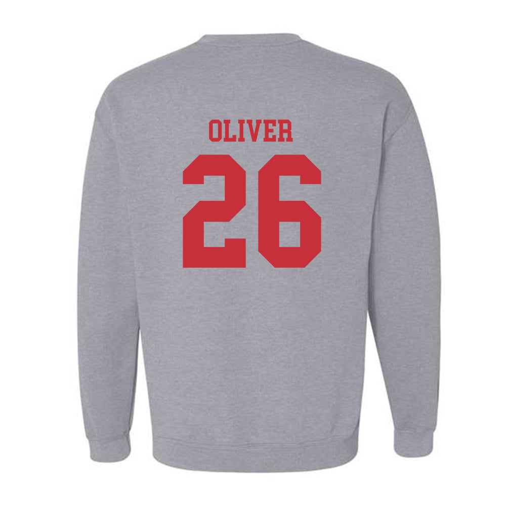 SDSU - NCAA Football : Jason Oliver - Classic Shersey Crewneck Sweatshirt-1