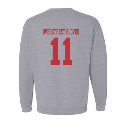 SDSU - NCAA Football : Deyhare Overstreet-Glover - Classic Shersey Crewneck Sweatshirt-1