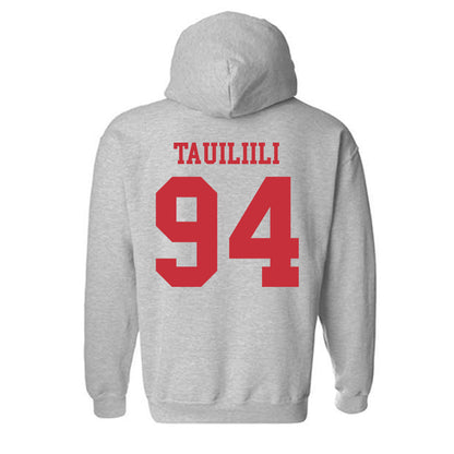 SDSU - NCAA Football : Tuaoa Tauiliili - Classic Shersey Hooded Sweatshirt-1
