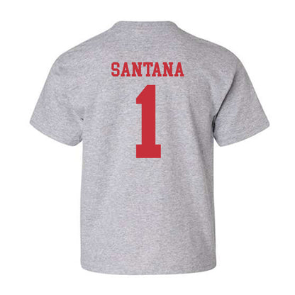 SDSU - NCAA Baseball : Dawson Santana - Classic Shersey Youth T-Shirt-1