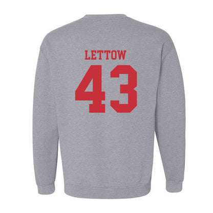 SDSU - NCAA Baseball : Rohan Lettow - Classic Shersey Crewneck Sweatshirt-1
