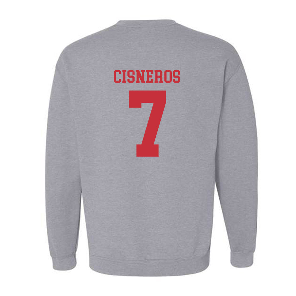 SDSU - NCAA Softball : Kiara Cisneros - Classic Shersey Crewneck Sweatshirt-1