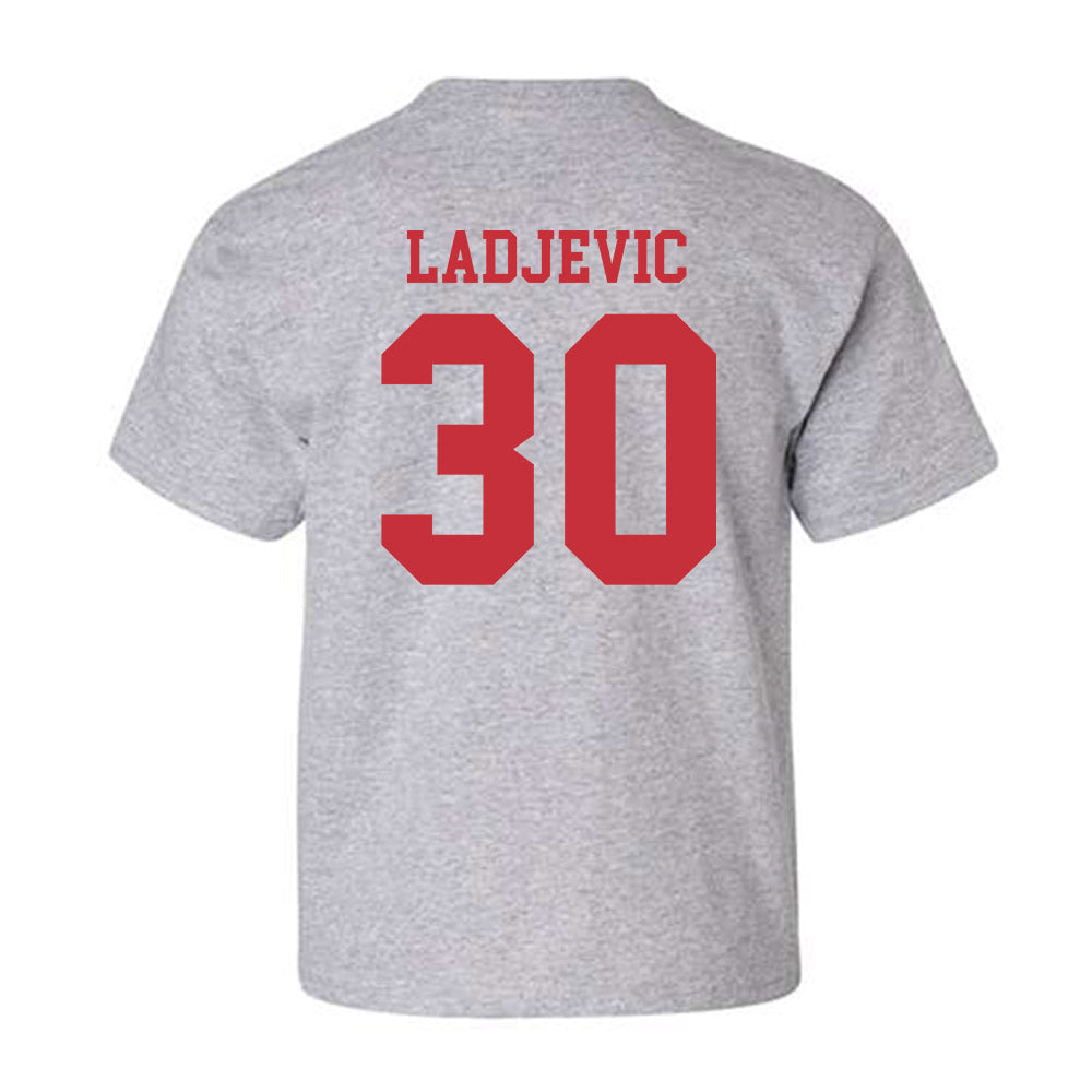 SDSU - NCAA Baseball : David Ladjevic - Classic Shersey Youth T-Shirt-1