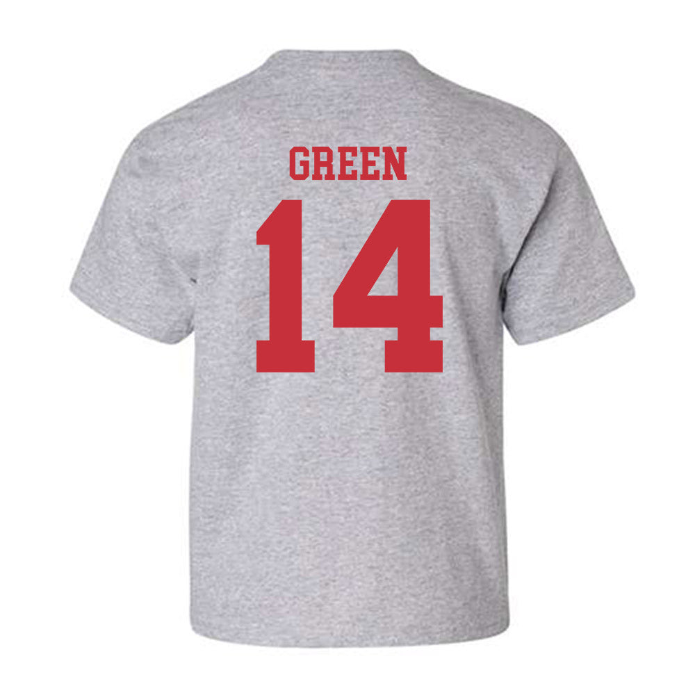 SDSU - NCAA Football : Isaiah Green - Classic Shersey Youth T-Shirt-1