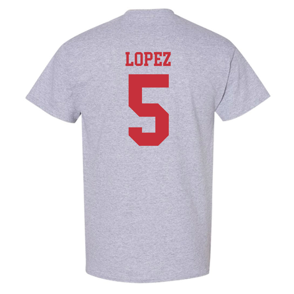 SDSU - NCAA Baseball : Nate Lopez - Classic Shersey T-Shirt-1