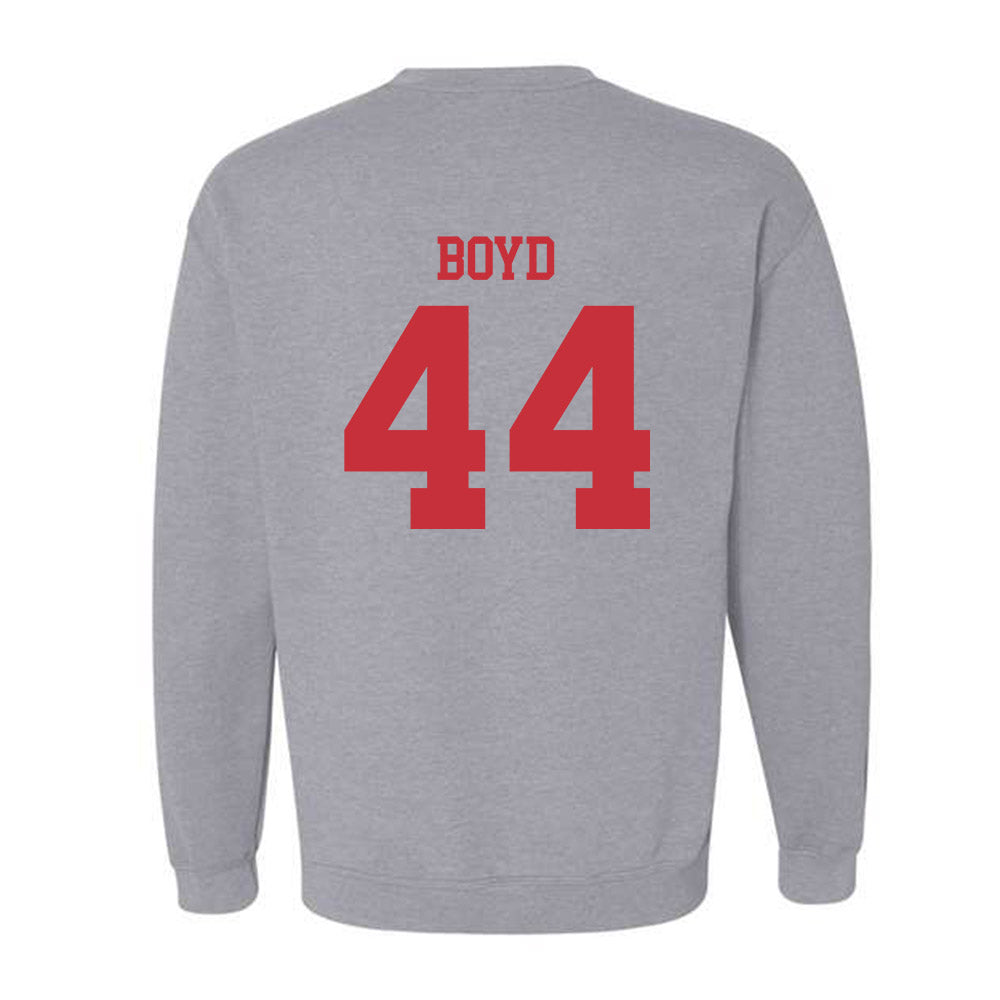 SDSU - NCAA Baseball : Reeve Boyd - Classic Shersey Crewneck Sweatshirt-1