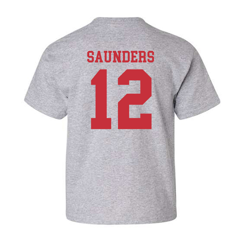 SDSU - NCAA Football : Stone Saunders - Classic Shersey Youth T-Shirt-1
