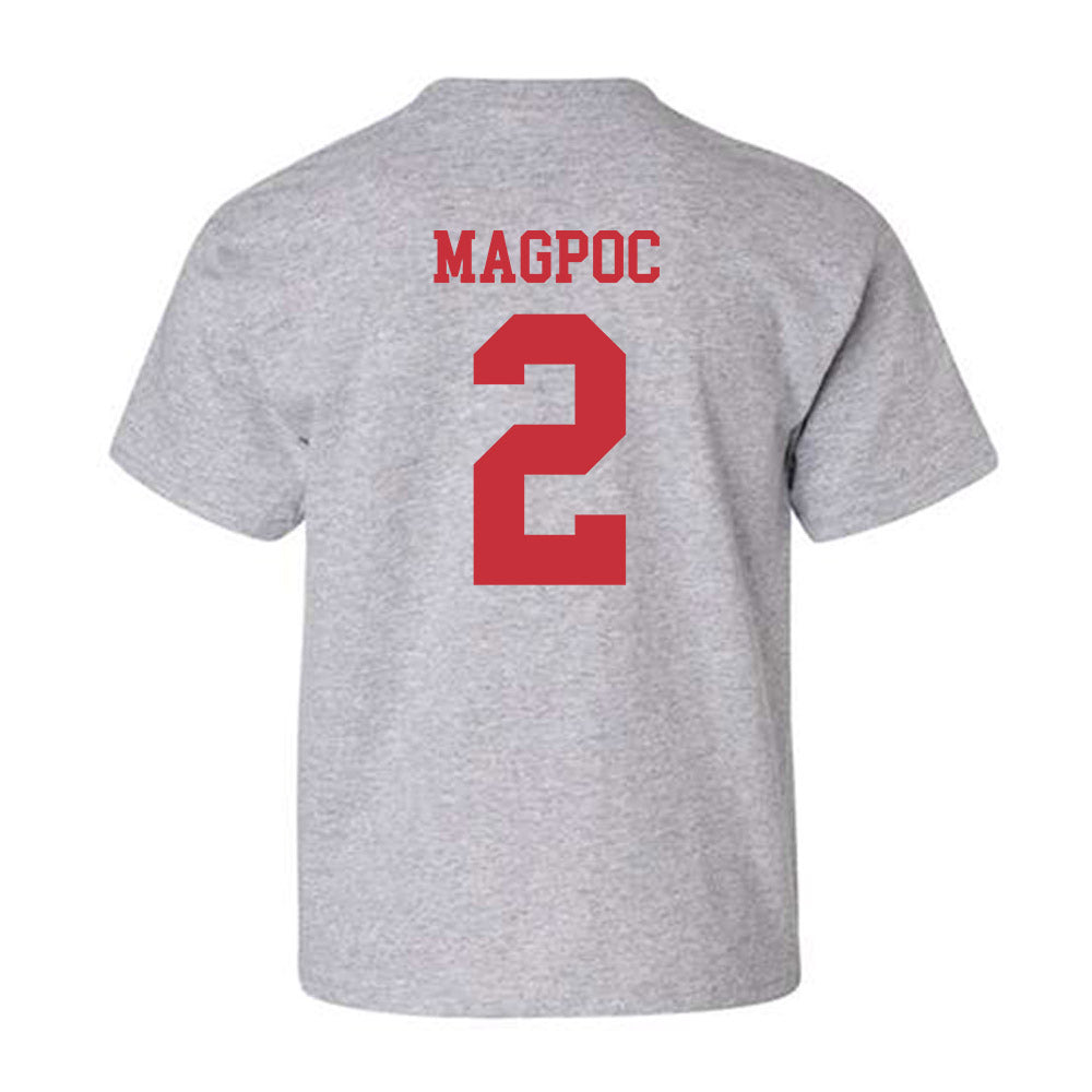 SDSU - NCAA Baseball : Adam Magpoc - Classic Shersey Youth T-Shirt-1