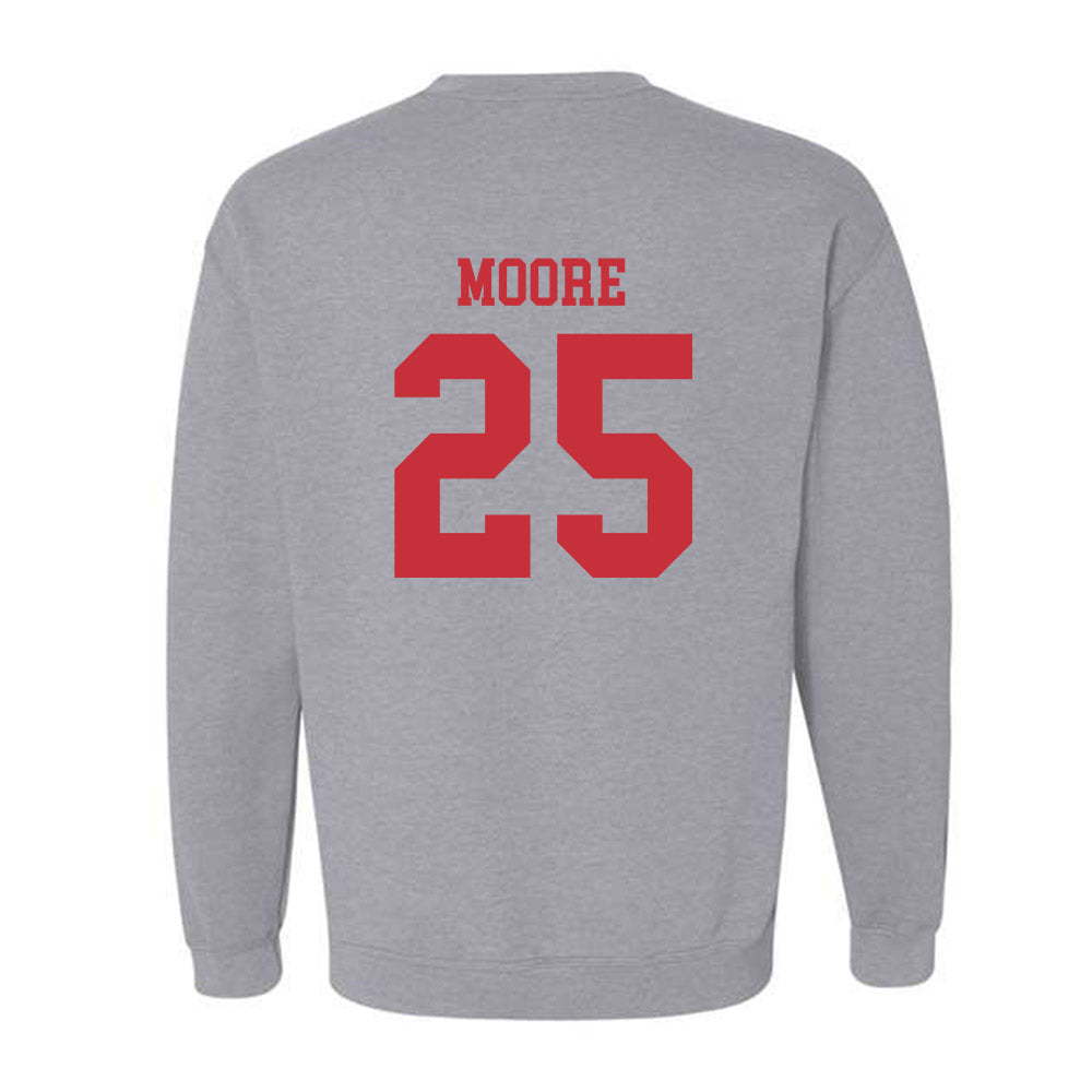 SDSU - NCAA Baseball : Carson Moore - Classic Shersey Crewneck Sweatshirt-1