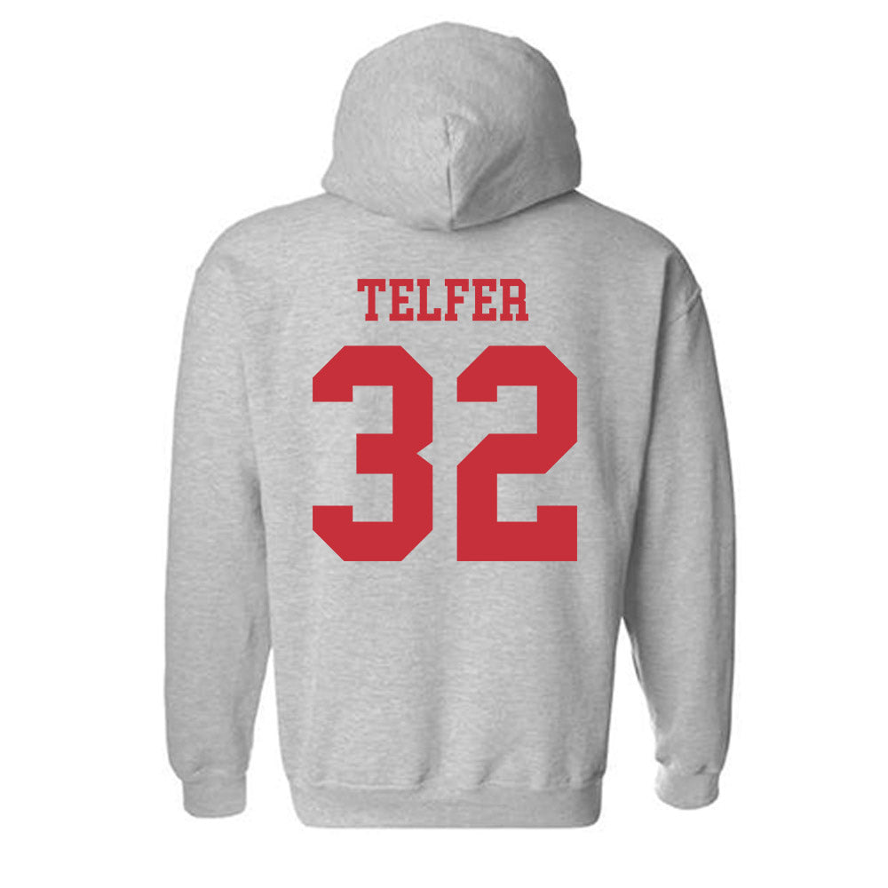 SDSU - NCAA Baseball : Trey Telfer - Classic Shersey Hooded Sweatshirt-1