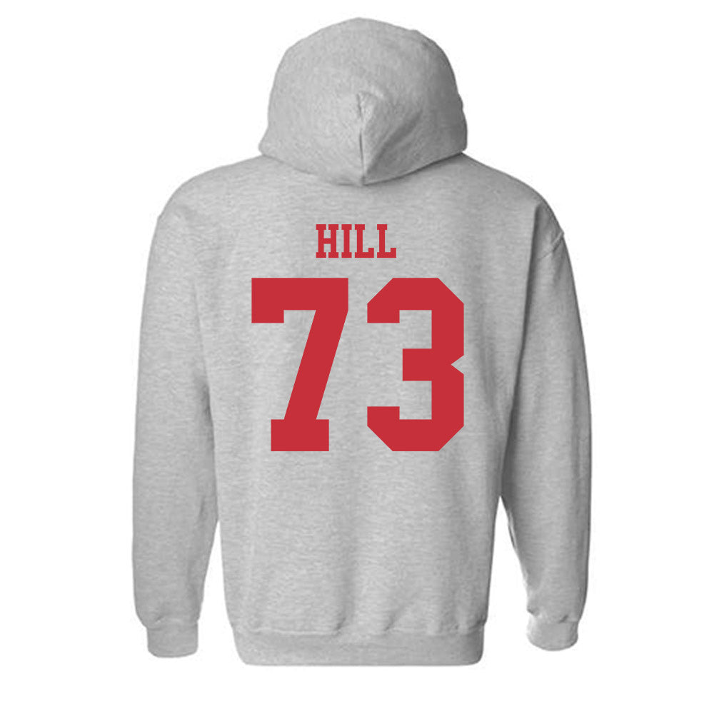 SDSU - NCAA Football : Brady Hill - Classic Shersey Hooded Sweatshirt-1