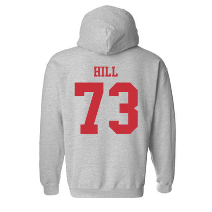 SDSU - NCAA Football : Brady Hill - Classic Shersey Hooded Sweatshirt-1