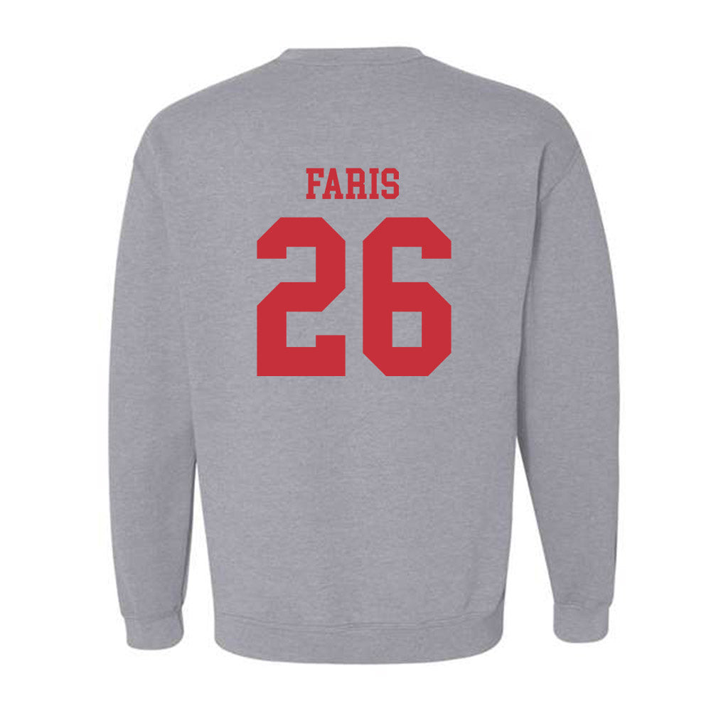 SDSU - NCAA Men's Soccer : Owen Faris - Classic Shersey Crewneck Sweatshirt-1