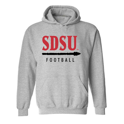 SDSU - NCAA Football : Brady Hill - Classic Shersey Hooded Sweatshirt-0