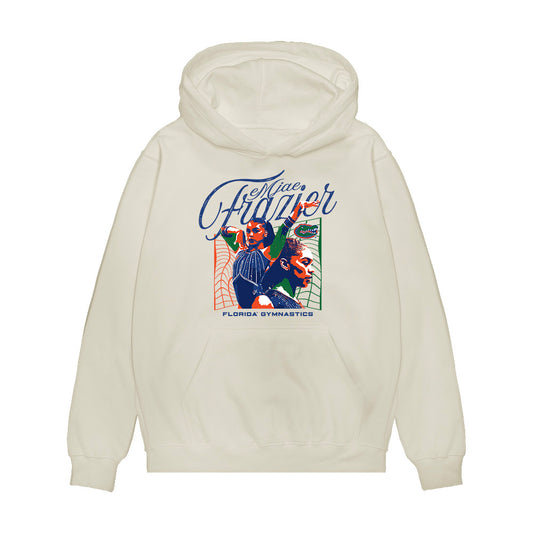 Florida - NCAA Women's Gymnastics : Emjae Frazier - Collage Premium Hooded Sweatshirt-0