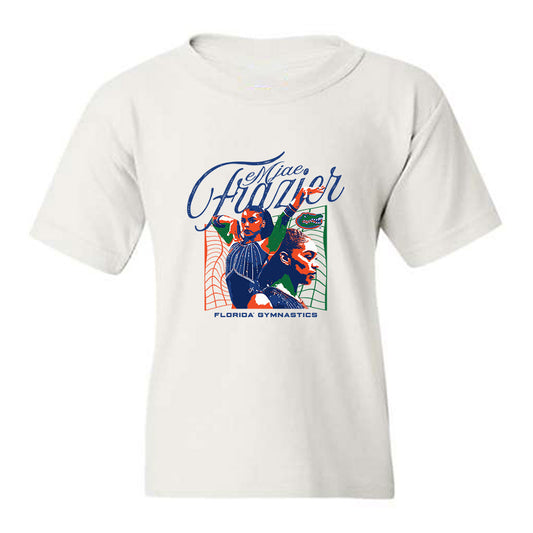 Florida - NCAA Women's Gymnastics : Emjae Frazier - Collage Youth T-Shirt-0