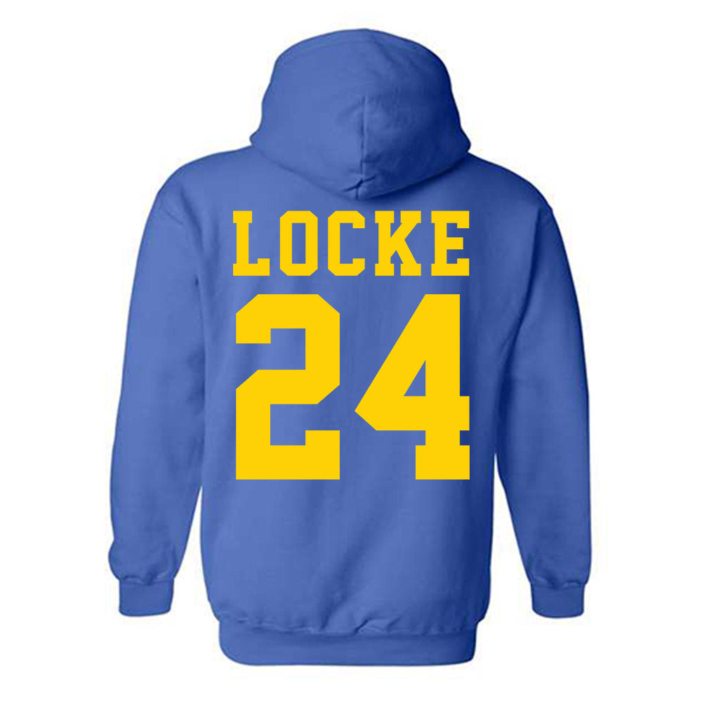 Delaware - NCAA Men's Basketball : UnLocke the Light Hooded Sweatshirt-1