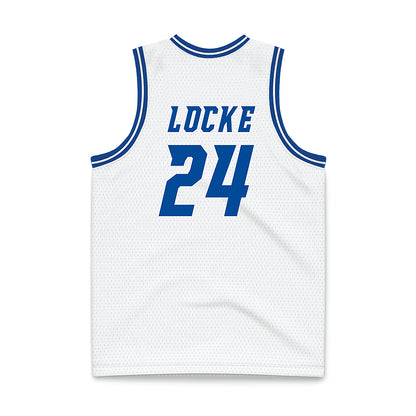 Delaware - NCAA Men's Basketball : UnLocke the Light Basketball Jersey-1
