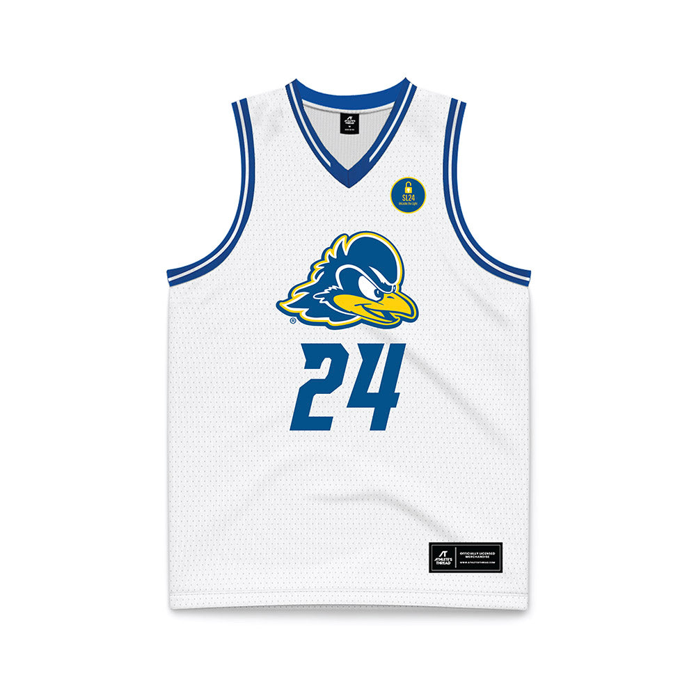 Delaware - NCAA Men's Basketball : UnLocke the Light Basketball Jersey-0