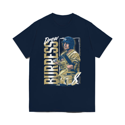 Georgia Tech - NCAA Baseball : Drew Burress - Collage Comfort Colors T-Shirt-0