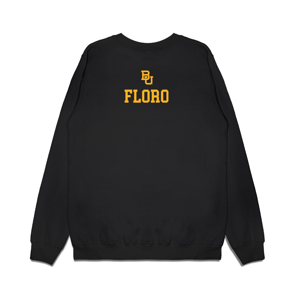 Baylor - Baylor University - NCAA Acrobatics & Tumbling : Ava Floro - National Champions Premium Crewneck Sweatshirt-1