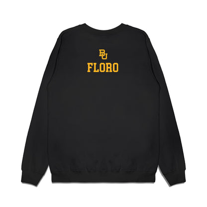 Baylor - Baylor University - NCAA Acrobatics & Tumbling : Ava Floro - National Champions Premium Crewneck Sweatshirt-1
