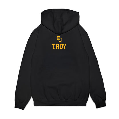 Baylor - Baylor University - NCAA Acrobatics & Tumbling : Ava Troy - National Champions Premium Hooded Sweatshirt-1