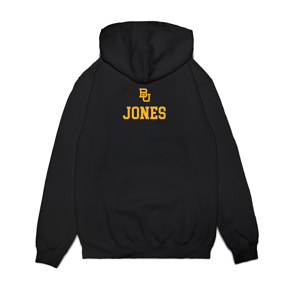 Baylor - Baylor University - NCAA Acrobatics & Tumbling : Camryn Jones - National Champions Premium Hooded Sweatshirt-1