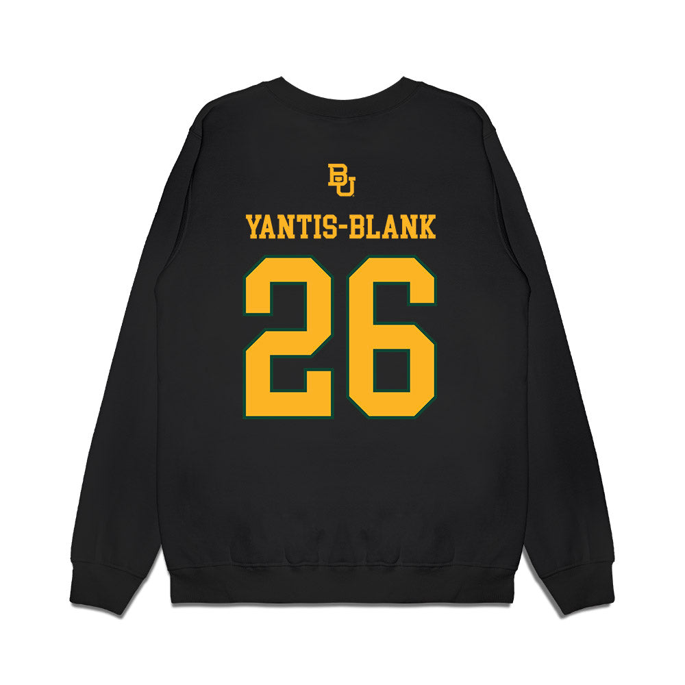 Baylor - Baylor University - NCAA Acrobatics & Tumbling : Kailey Yantis-Blank - National Champions Premium Crewneck Sweatshirt-1