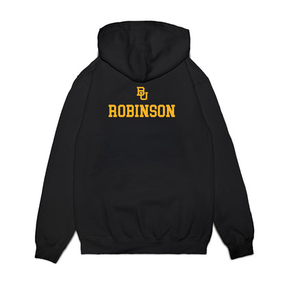 Baylor - Baylor University - NCAA Acrobatics & Tumbling : Kelsey Robinson - National Champions Premium Hooded Sweatshirt-1