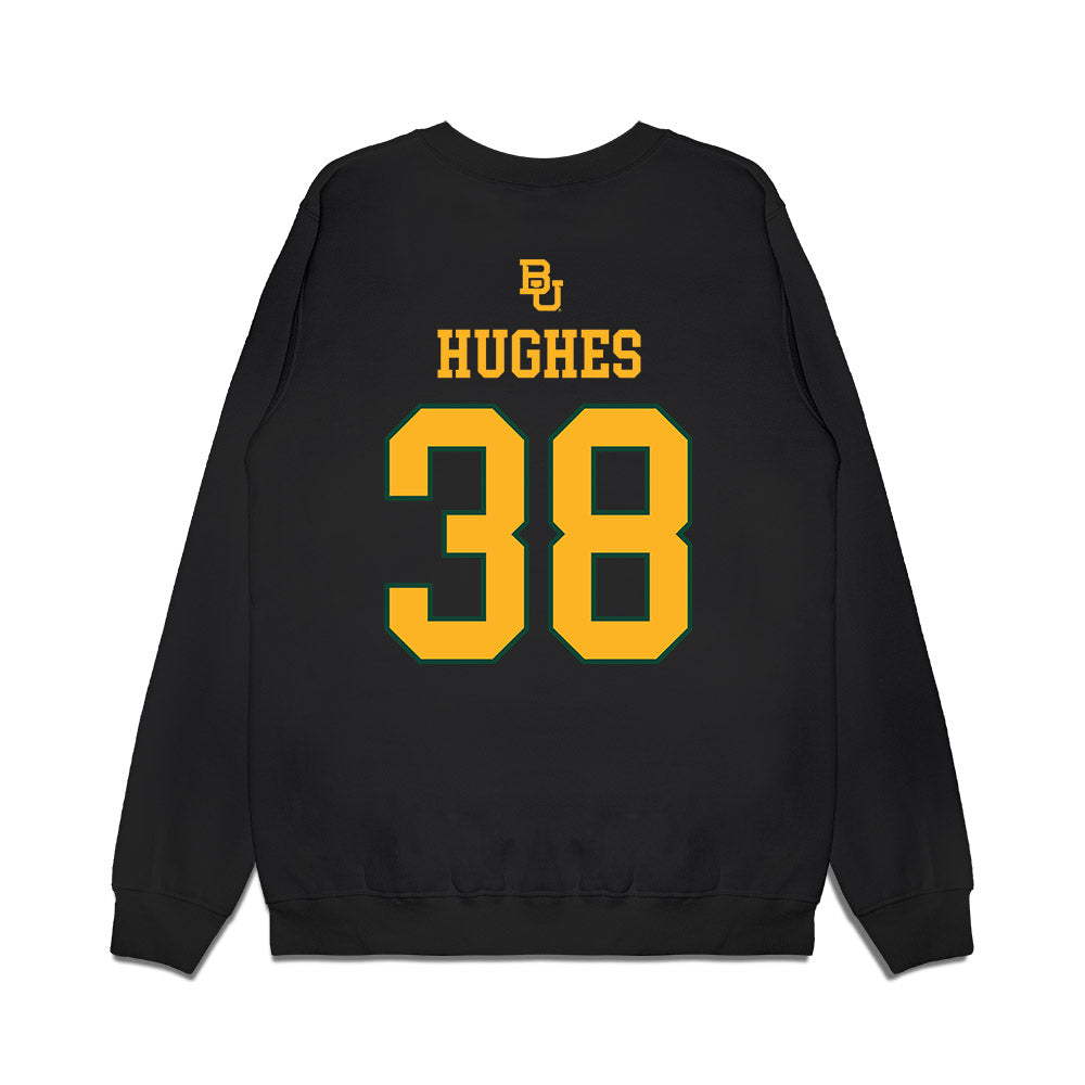 Baylor - Baylor University - NCAA Acrobatics & Tumbling : Averi Hughes - National Champions Premium Crewneck Sweatshirt-1