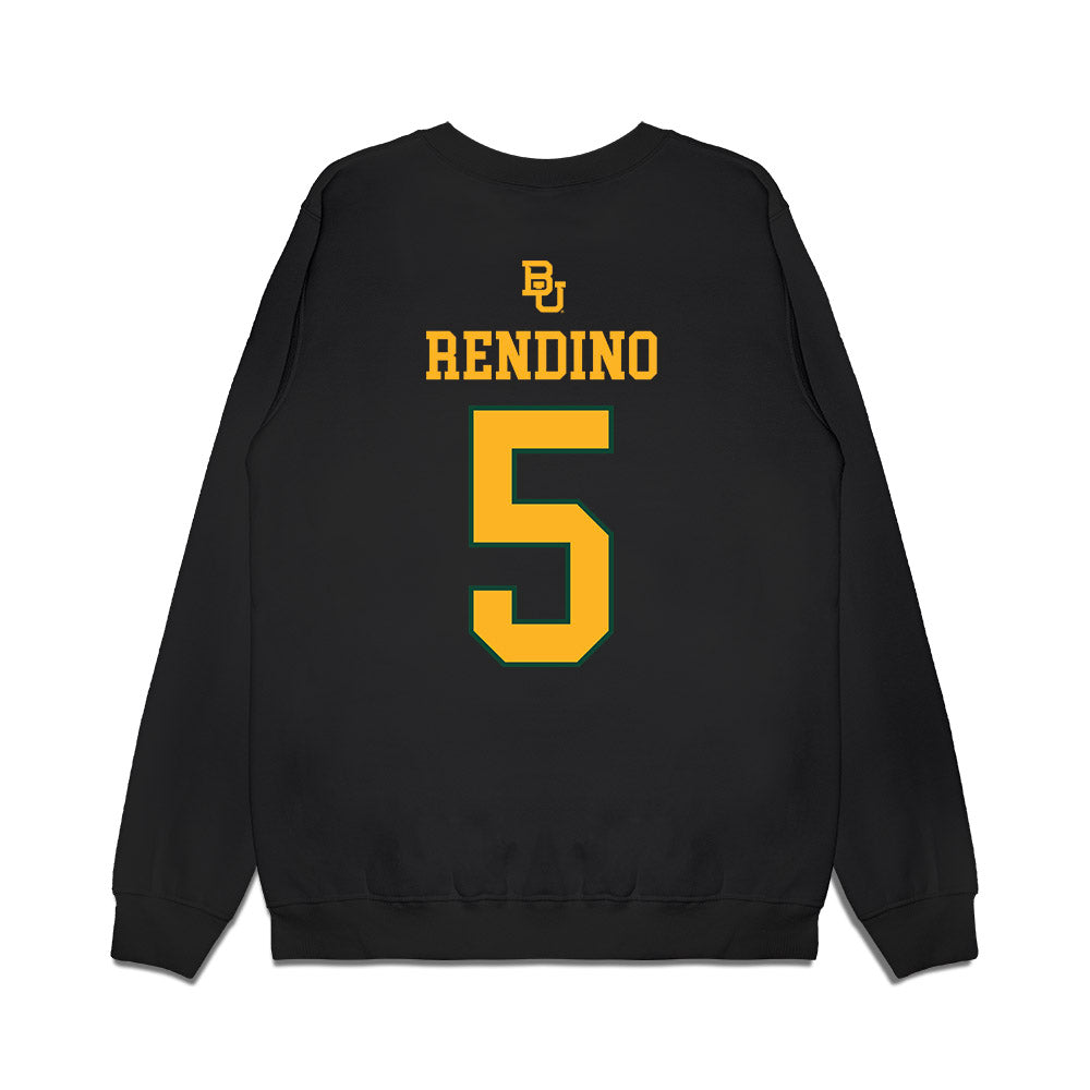 Baylor - Baylor University - NCAA Acrobatics & Tumbling : Gigi Rendino - National Champions Premium Crewneck Sweatshirt-1