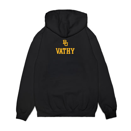 Baylor - Baylor University - NCAA Acrobatics & Tumbling : Gabby Vathy - National Champions Premium Hooded Sweatshirt-1