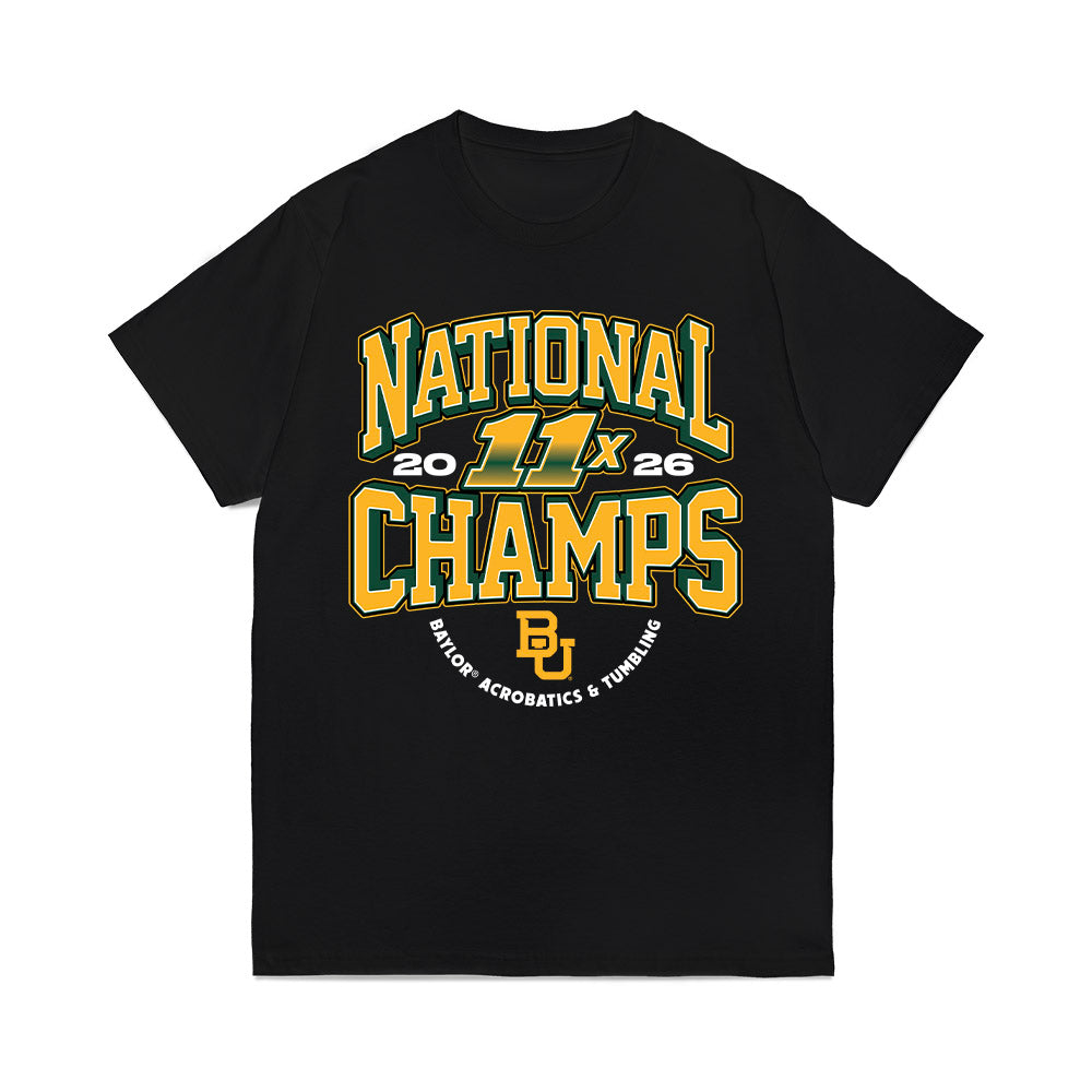 Baylor - Baylor University - NCAA Acrobatics & Tumbling : Gabriella Kaminski - National Champions Comfort Colors T-Shirt-0