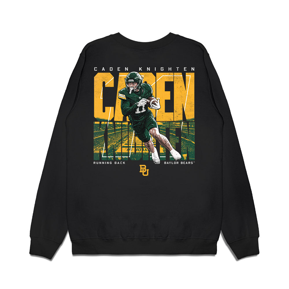 Baylor - NCAA Football : Caden knighten - Collage Premium Crewneck Sweatshirt-1