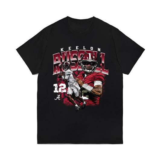 Alabama - NCAA Football : Keelon Russell - Collage Comfort Colors T-Shirt-0