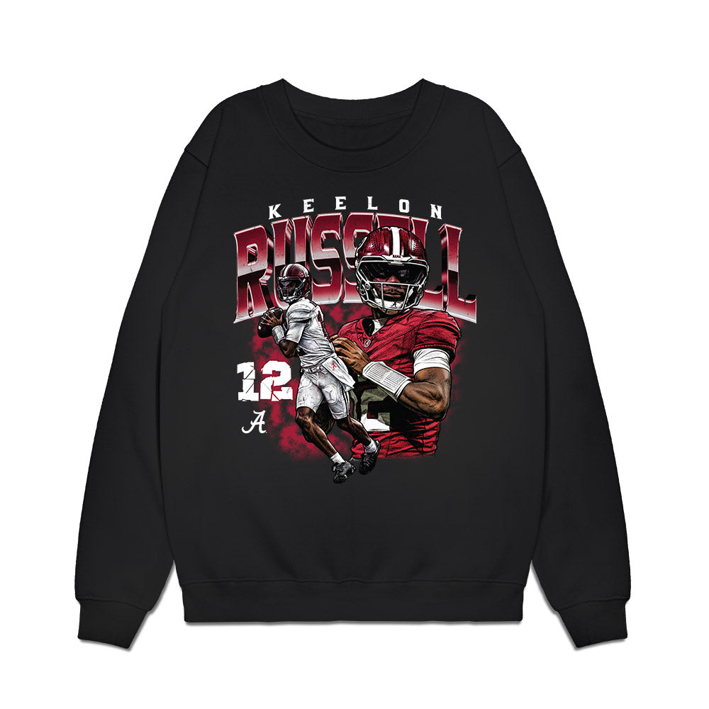 Alabama - NCAA Football : Keelon Russell - Collage Premium Crewneck Sweatshirt-0