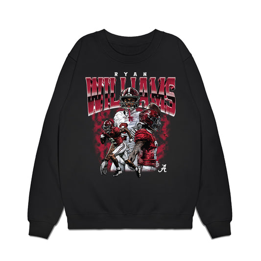 Alabama - NCAA Football : Ryan Coleman-Williams - Collage Premium Crewneck Sweatshirt-0