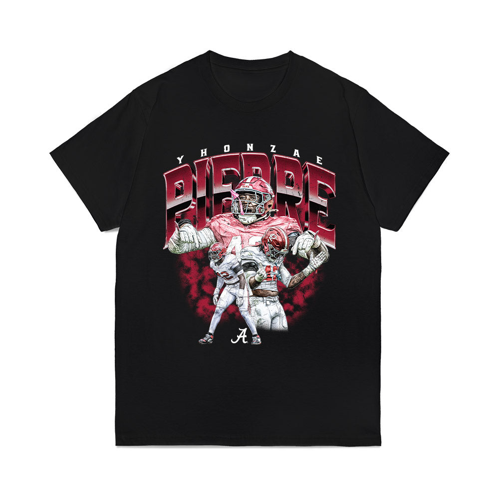 Alabama - NCAA Football : Yhonzae Pierre - Collage Comfort Colors T-Shirt-0