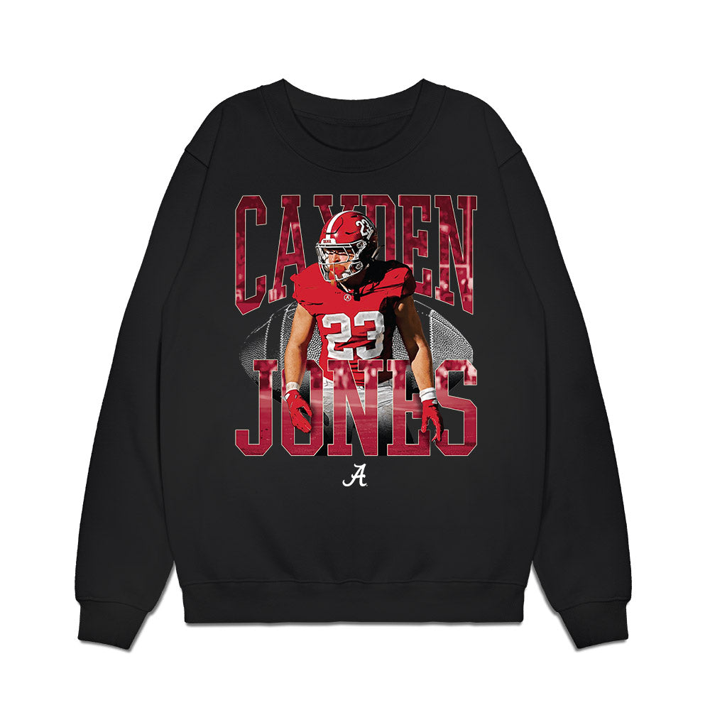 Alabama - NCAA Football : Cayden Jones - Collage Premium Crewneck Sweatshirt-0