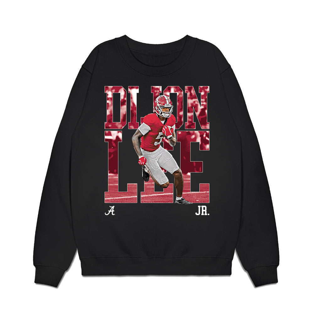 Alabama - NCAA Football : Dijon Lee Jr. - Collage Premium Crewneck Sweatshirt-0