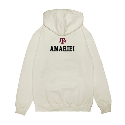 Texas A&M - NCAA Women's Tennis : Ilinca Amariei - 5x Conference Champions Premium Hooded Sweatshirt-1