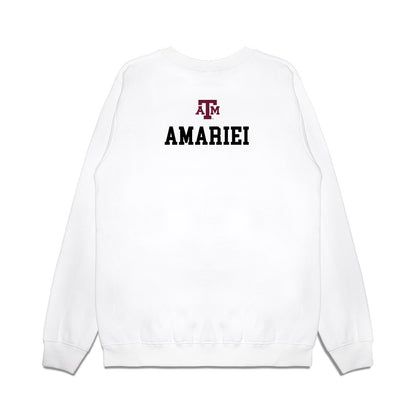 Texas A&M - NCAA Women's Tennis : Ilinca Amariei - 5x Conference Champions Premium Crewneck Sweatshirt-1